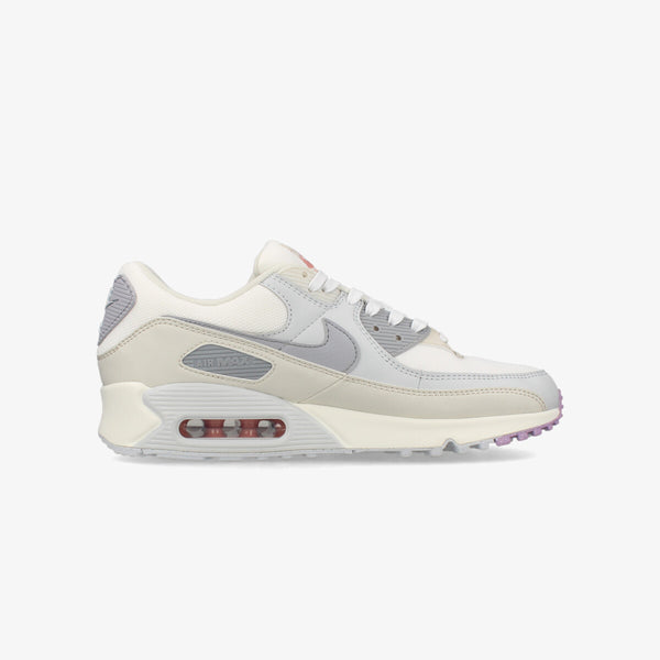 NIKE WMNS AIR MAX 90 SUMMIT WHITE/ WOLF GREY/BEYOND PINK