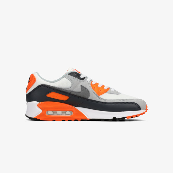 NIKE AIR MAX 90 WHITE/SMOKE GREY/SAFETY ORANGE