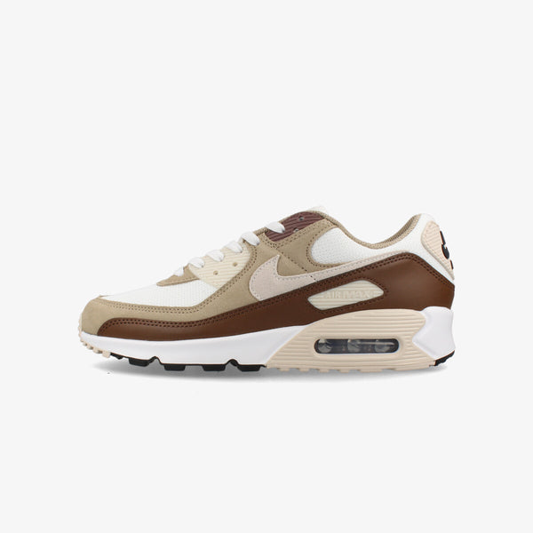 NIKE AIR MAX 90 SUMMIT WHITE/KHAKI/LIGHT OREWOOD BROWN/BLACK