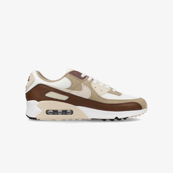 NIKE AIR MAX 90 SUMMIT WHITE/KHAKI/LIGHT OREWOOD BROWN/BLACK