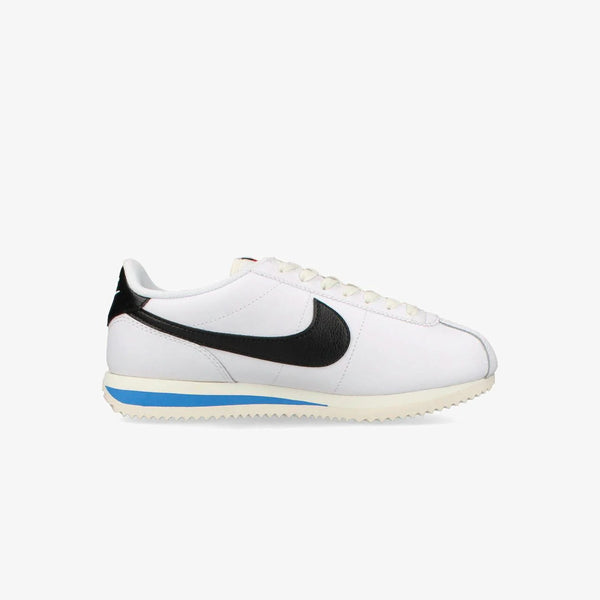 NIKE WMNS CORTEZ WHITE/BLACK/LT PHOTO BLUE/SAIL