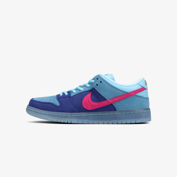 NIKE SB DUNK LOW PRO QS × RUN THE JEWELS DEEP ROYAL BLUE/ACTIVE PINK/BLUE CHILL