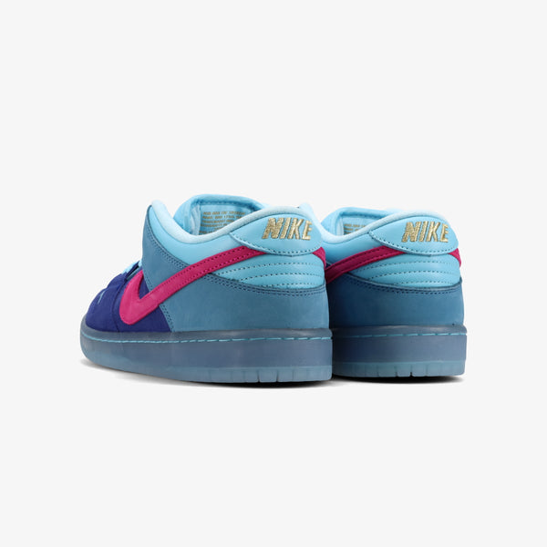 NIKE SB DUNK LOW PRO QS × RUN THE JEWELS DEEP ROYAL BLUE/ACTIVE PINK/BLUE CHILL