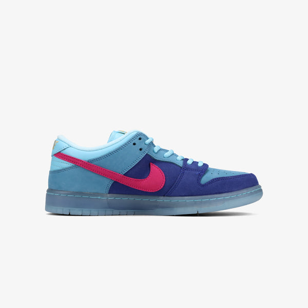 NIKE SB DUNK LOW PRO QS × RUN THE JEWELS DEEP ROYAL BLUE/ACTIVE PINK/BLUE CHILL