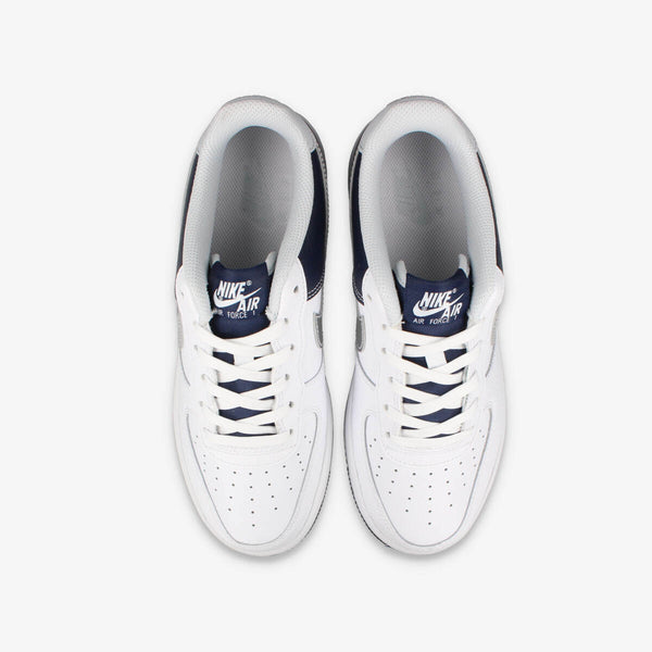 NIKE AIR FORCE 1 LV8 GS 【DALLAS COWBOYS】 WHITE/MIDNIGHT NAVY/PURE PLATINUM/METALLIC SILVER