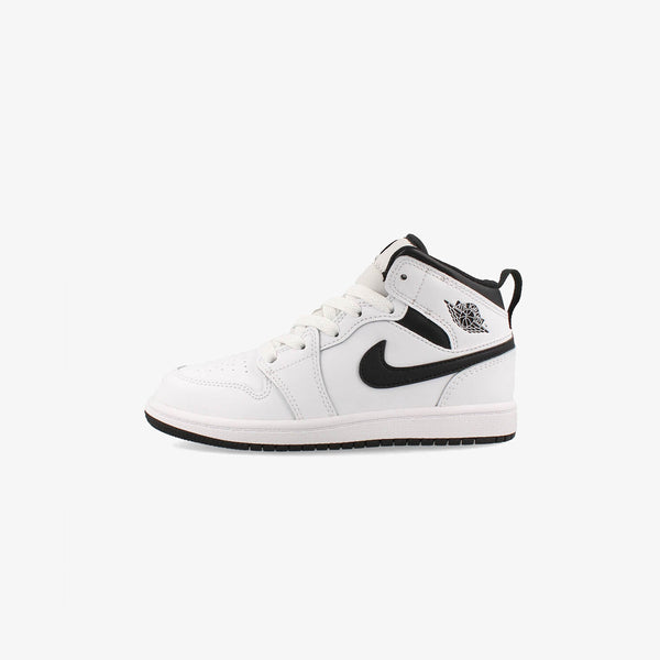 NIKE AIR JORDAN 1 MID PS WHITE/BLACK/WHITE