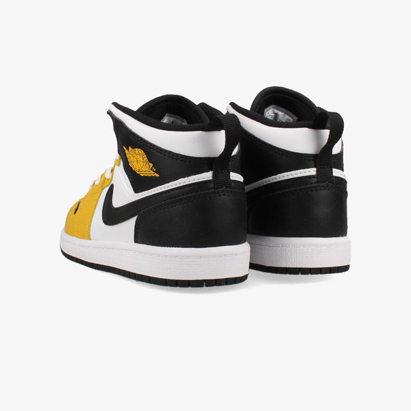 NIKE AIR JORDAN 1 MID PS YELLOW OCHRE/BLACK/WHITE