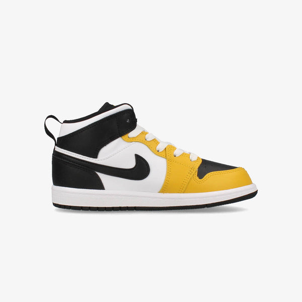 NIKE AIR JORDAN 1 MID PS YELLOW OCHRE/BLACK/WHITE