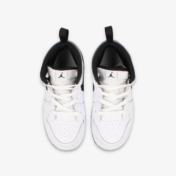 NIKE AIR JORDAN 1 MID TD WHITE/BLACK/WHITE