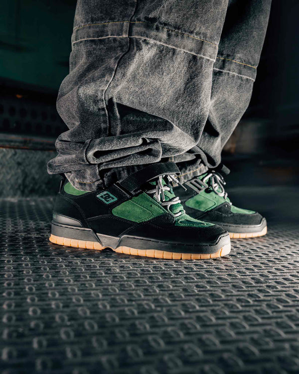 DC SHOES JS 1 BLACK/GREEN/GUM -JOHN SHANAHAN PRO MODEL-