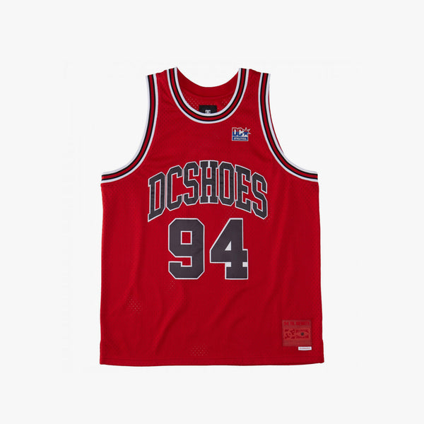 DC SHOES SHY TOWN JERSEY RACING RED