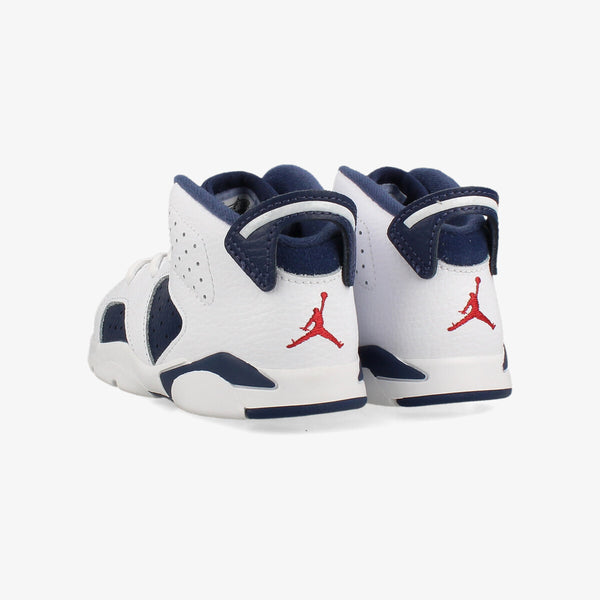 NIKE AIR JORDAN 6 RETRO TD 【OLYMPIC】 WHITE/VARSITY RED/MIDNIGHT NAVY