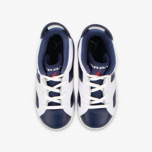 NIKE AIR JORDAN 6 RETRO TD 【OLYMPIC】 WHITE/VARSITY RED/MIDNIGHT NAVY