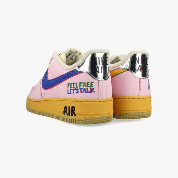 NIKE AIR FORCE 1 LOW 【FEEL FREE LET'S TALK】 PINK/TAN/ORANGE/BLUE