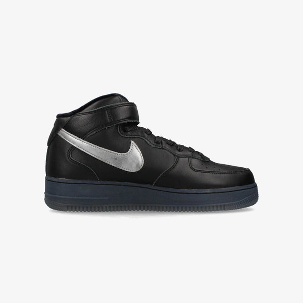 NIKE AIR FORCE 1 MID PREMIUM 【BLACK METALLIC SILVER】 BLACK/METALLIC SILVER/HYPER PINK/ANTHRACITE