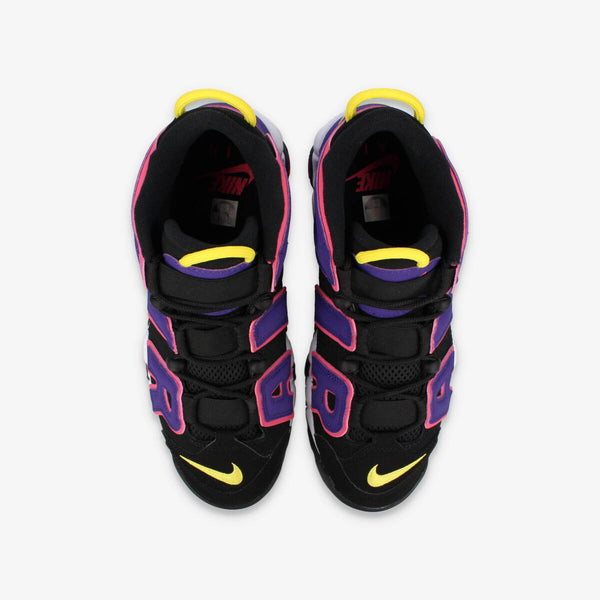 NIKE AIR MORE UPTEMPO '96 【COURT PURPLE】 BLACK/COURT PURPLE/HYPER PINK/MULTI COLOR