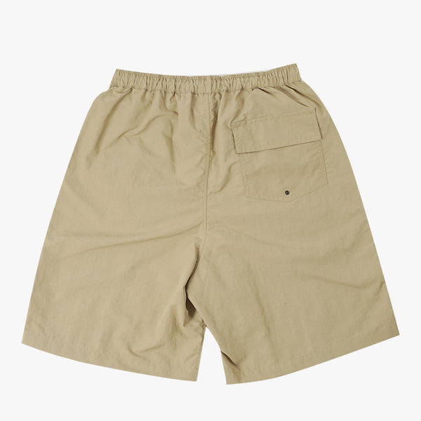 FIRST DOWN COZY SHORTS TASLAN NYLON BEIGE