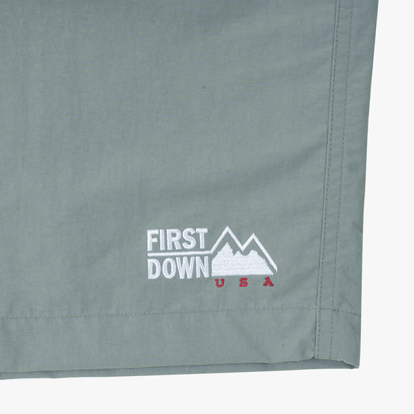 FIRST DOWN COZY SHORTS TASLAN NYLON SAGE