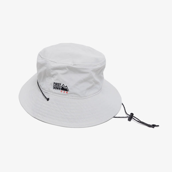 FIRST DOWN BUCKET HAT TASLAN NYLON GREY