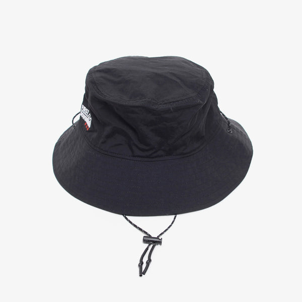 FIRST DOWN BUCKET HAT TASLAN NYLON BLACK