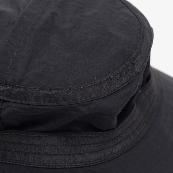 FIRST DOWN BUCKET HAT TASLAN NYLON BLACK