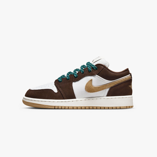 NIKE AIR JORDAN 1 LOW SE GS CACAO WOW/CACAO WOW/TWINE