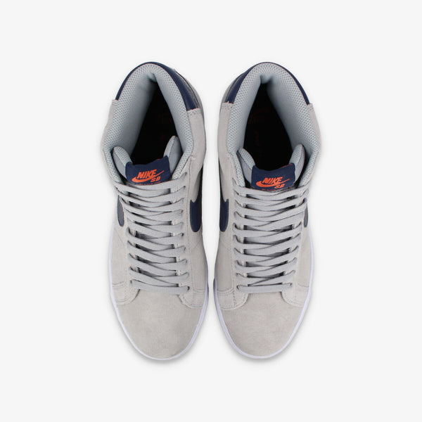 NIKE SB ZOOM BLAZER MID WOLF GREY/COSMIC CLAY/WHITE/MIDNIGHT NAVY