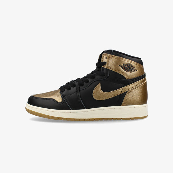 NIKE AIR JORDAN 1 HIGH OG GS BLACK/METALLIC GOLD/SAIL