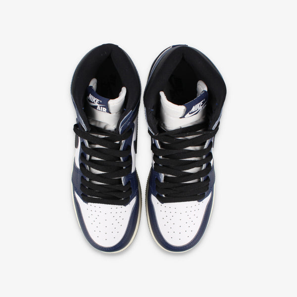 NIKE AIR JORDAN 1 HIGH OG GS MIDNIGHT NAVY/BLACK/WHITE/SAIL