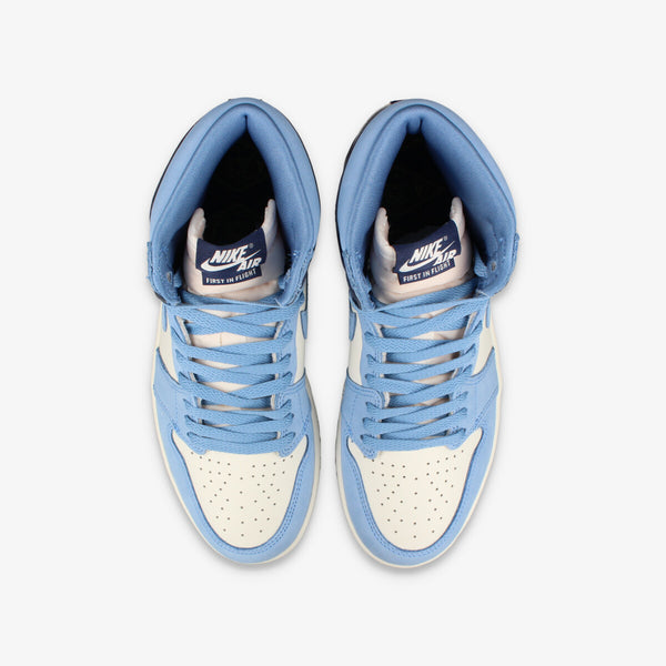 NIKE WMNS AIR JORDAN 1 RETRO HI OG 【FIRST IN FLIGHT】 UNIVERSITY BLUE/MIDNIGHT NAVY/SAIL