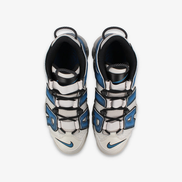 NIKE AIR MORE UPTEMPO ’96 LIGHT IRON ORE/INDUSTRIAL BLUE/BLACK/WHITE