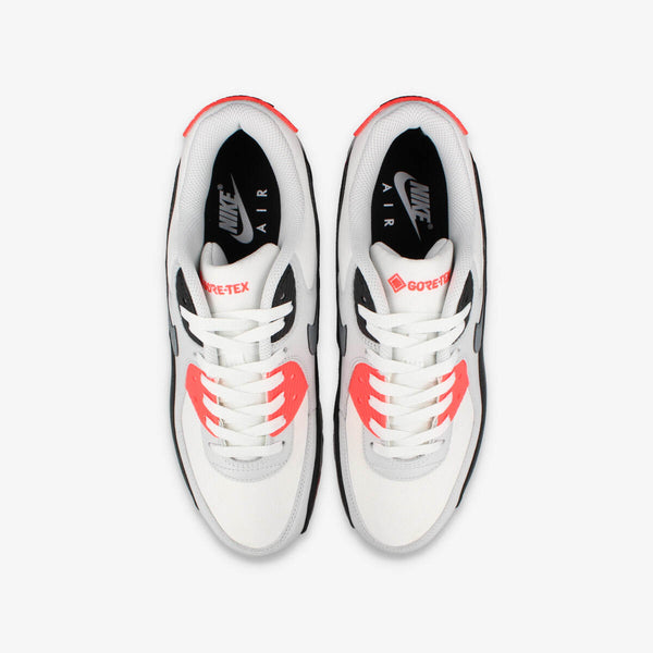 NIKE AIR MAX 90 GTX 【GORE-TEX】 SUMMIT WHITE/COOL GREY/BRIGHT CRIMSON