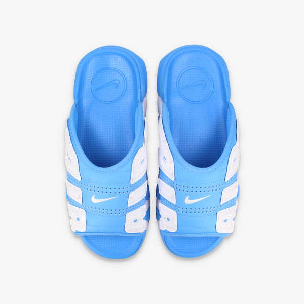 NIKE AIR MORE UPTEMPO SLIDE UNIVERSITY BLUE/UNIVERSITY BLUE/WHITE