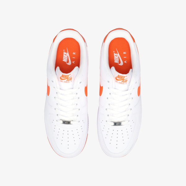 NIKE AIR FORCE 1 '07 WHITE/SAFETY ORANGE/WHITE