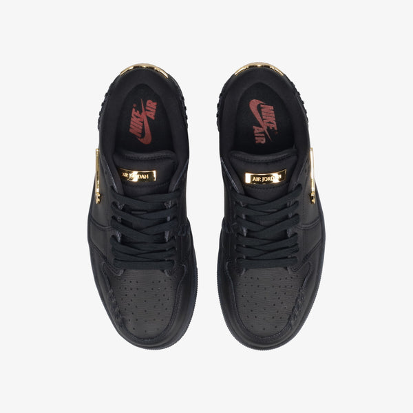 NIKE WMNS AIR JORDAN 1 LOW MM BLACK/METALLIC GOLD