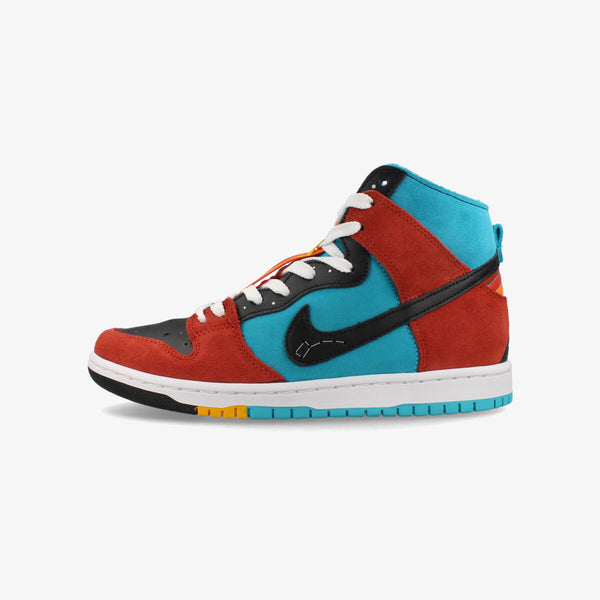 NIKE SB DUNK HI DECON QS 【DI'ORR GREENWOOD】 TURQUOISE BLUE/BLACK