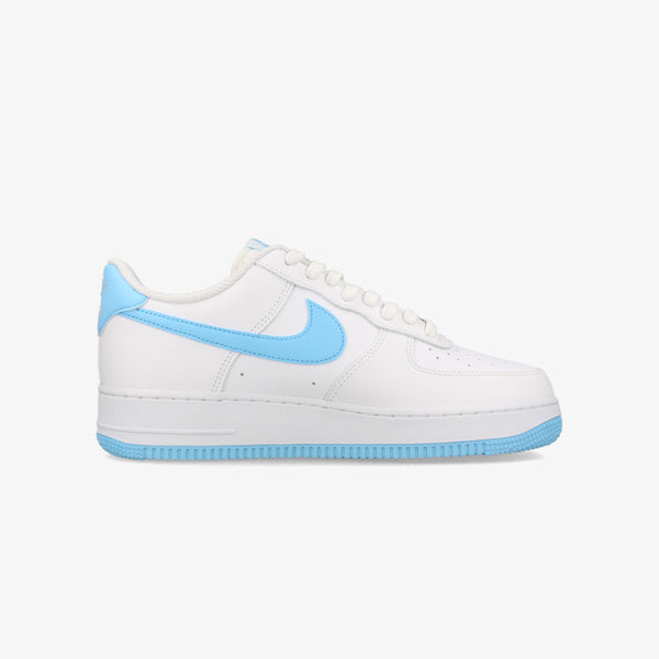 NIKE AIR FORCE 1 '07 WHITE/AQUARIUS BLUE/WHITE