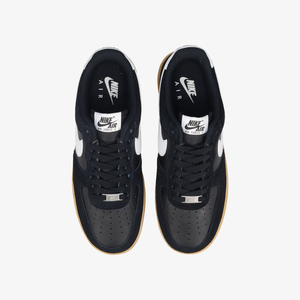 NIKE AIR FORCE 1 '07 LV8 BLACK/SUMMIT WHITE/GUM LIGHT BROWN