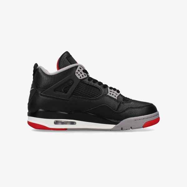 NIKE AIR JORDAN 4 RETRO 【BRED REIMAGINED】 BLACK/CEMENT GREY/SUMMIT WHITE/FIRE RED