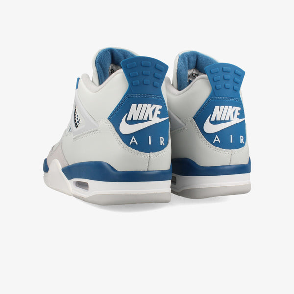 NIKE AIR JORDAN 4 RETRO 【MILITARY BLUE】 OFF WHITE/MILITARY BLUE/NEUTRAL GREY