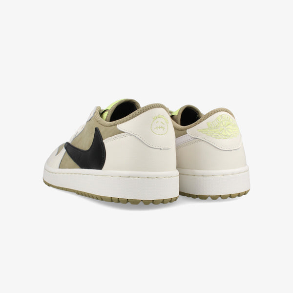 NIKE AIR JORDAN 1 LOW GOLF NRG 【TRAVIS SCOTT】 NEUTRAL OLIVE/BLACK/SAIL