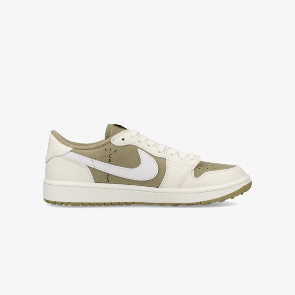 NIKE AIR JORDAN 1 LOW GOLF NRG 【TRAVIS SCOTT】 NEUTRAL OLIVE/BLACK/SAIL