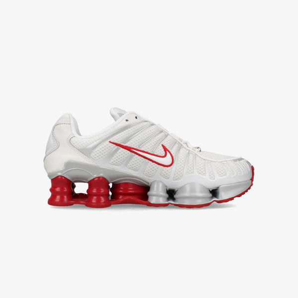 NIKE WMNS SHOX TL PLATINUM TINT/WHITE/GYM RED