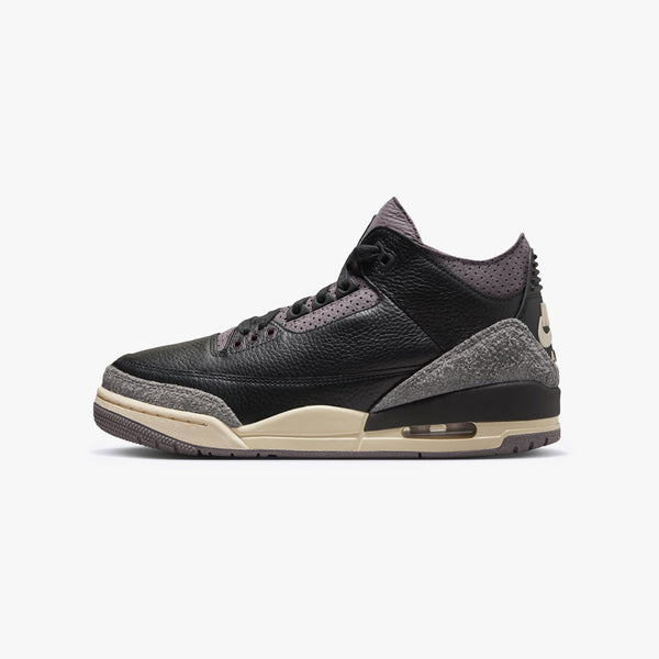 NIKE WMNS AIR JORDAN 3 RETRO OG SP × A MA MANIERE BLACK/BLACK/FLAT PEWTER/VIOLET ORE