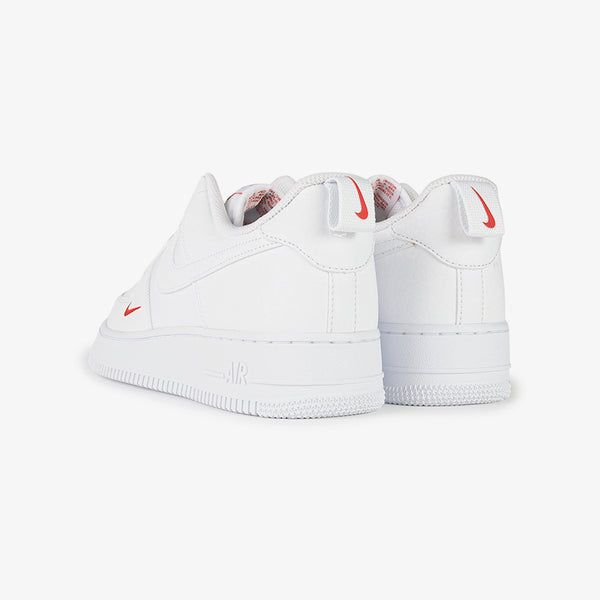 NIKE AIR FORCE 1 '07 WHITE/UNIVERSITY RED/WHITE