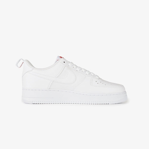 NIKE AIR FORCE 1 '07 WHITE/UNIVERSITY RED/WHITE