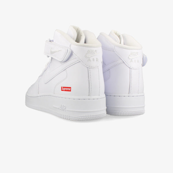 NIKE AIR FORCE 1 MID SP × SUPREME WHITE/WHITE/WHITE