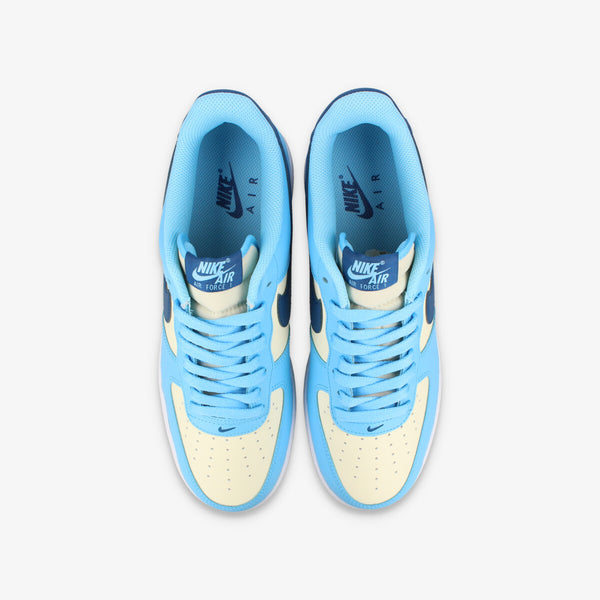 NIKE AIR FORCE 1 LOW '07 QUARIUS BLUE/COURT BLUE/COCONUT MILK/WHITE