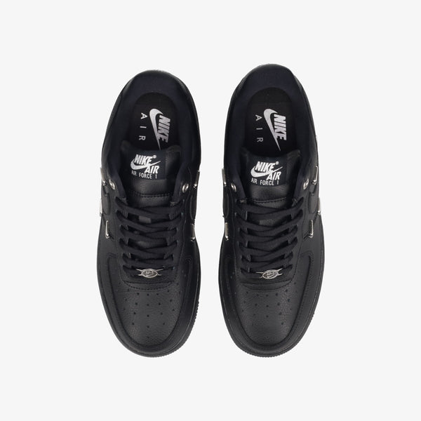 NIKE WMNS AIR FORCE 1 '07 LX BLACK/METALLIC SILVER