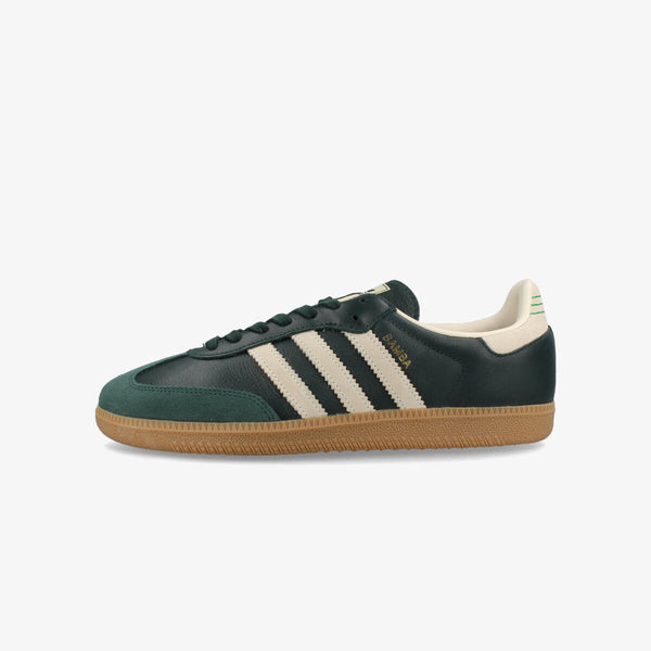 adidas SAMBA OG SHADOW GREEN/CREAM WHITE/GOLD METALLIC